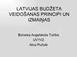 Konspekts 'Latvijas Valsts budžeta sastādīšanas principi un izmaiņas', 20.