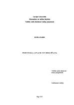 Referāts 'Personāla vadīšana. Personāla atlase un meklēšana', 1.