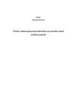 Referāts 'Vērtību, kuras sabiedrība un personība nekad nedrīkst pazaudēt, raksturojums', 1.