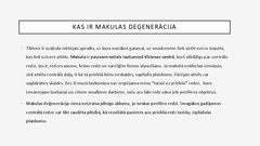 Prezentācija 'Makulas deģenerācija', 2.