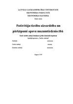 Diplomdarbs 'Patērētāju tiesību aizsardzība un pārkāpumi apavu mazumtirdzniecībā', 1.