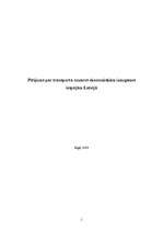 Referāts 'Transporta nozares ekonomiskās izaugsmes iespējas', 1.