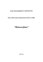 Biznesa plāns 'SIA "Sanja&Co"', 1.