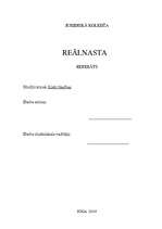 Referāts 'Reālnasta', 1.