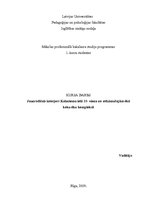 Referāts 'Jaunradītais interjers Kalnciema ielā 33 - viena no atdzimušajām ēkām koku ēku k', 1.