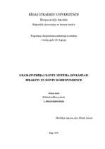 Konspekts 'Grāmatvedības kontu sistēma. Divkāršais ieraksts un kontu korespondence', 1.