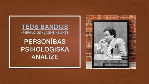 Prezentācija 'Personības psiholoģiskā analīze Teds Bandijs', 1.