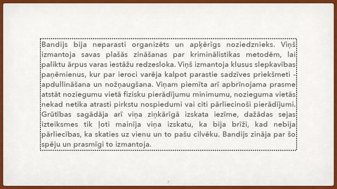 Prezentācija 'Personības psiholoģiskā analīze Teds Bandijs', 7.