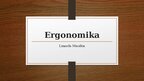 Prezentācija 'Ergonomika', 1.