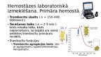 Prezentācija 'Hemostāzes traucējumi intensīvajā terapijā un anestezioloģijā. Koagulācijas sist', 7.