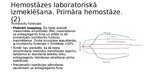 Prezentācija 'Hemostāzes traucējumi intensīvajā terapijā un anestezioloģijā. Koagulācijas sist', 8.