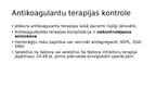 Prezentācija 'Hemostāzes traucējumi intensīvajā terapijā un anestezioloģijā. Koagulācijas sist', 18.