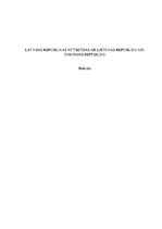 Referāts 'Latvijas Republikas attiecības ar Lietuvas Republiku un Igaunijas Republiku', 1.