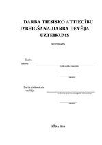 Referāts 'Darba tiesisko attiecību izbeigšana - darba devēja uzteikums', 1.