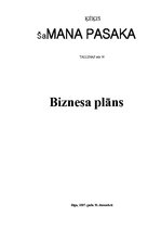 Biznesa plāns 'Krogs – restorāns "Šamaņa pasaka"', 1.