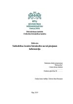 Referāts 'Sabiedrības iesaiste būvniecībā un tai pieejamā informācija', 1.