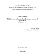 Diplomdarbs 'Digitālo resursu izmantošana lasītprasmes apguvei  pirmsskolā', 1.