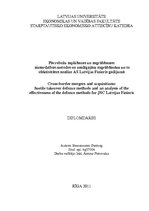 Diplomdarbs 'Pārrobežu saplūšanas un sagrābšanas: aizsardzības metodes no naidīgajām sagrābša', 1.