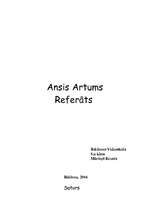 Referāts 'Ansis Artums', 1.