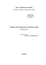 Diplomdarbs 'Periodonta slimību diagnostika un ārstēšanas metodes', 1.