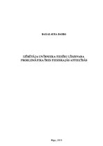 Diplomdarbs 'Izīrētāja un īrnieka tiesību līdzsvara problemātika īres tiesiskajās attiecībās', 1.