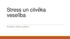 Prezentācija 'Stress un cilvēka veselība', 1.