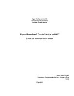 Konspekts 'Latvijas Republikas Satversme un Latvijas Republikas Saeima', 1.