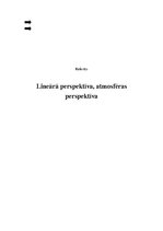 Prezentācija 'Lineārā perspektīva, atmosfēras perspektīva', 1.