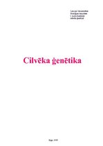 Konspekts 'Cilvēka ģenētika', 1.