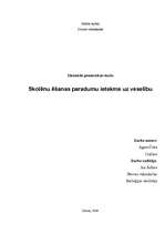 Referāts 'Skolēnu ēšanas paradumu ietekme uz veselību', 1.