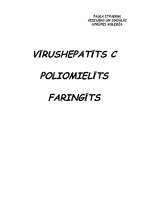 Referāts 'Vīrushepatīts C, poliomielīts, faringīts', 1.