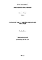 Referāts 'Organizācijas “x” drošības tehniskie līdzekļi', 1.