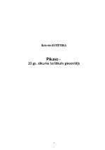 Referāts 'Pikaso - 20.gs. sākuma izcilākais gleznotājs', 1.