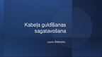 Prezentācija 'Kabeļa guldīšanas sagatavošana', 1.