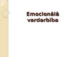 Prezentācija 'Emocionālā vardarbība', 1.