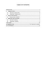 Referāts 'Comparison of two rival companies - Grindex and Olainfarm', 2.