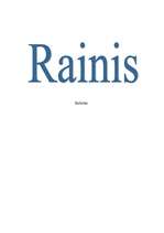 Referāts 'Rainis', 1.