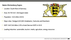 Referāts 'Automotive Industry in Germany and Baden-Württemberg Region', 30.