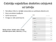 Prezentācija 'Ceļotāji Latvijā', 9.