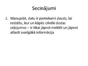 Prezentācija 'Ceļotāji Latvijā', 20.