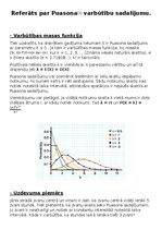 Konspekts 'Referāts par Puasona varbūtību sadalījumu', 1.