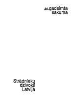 Referāts 'Strādnieku dzīvokļi Latvijā 20.gs. sākumā', 1.