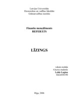 Referāts 'Līzings', 5.