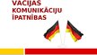 Prezentācija 'Komunikācijas īpatnības Vācijā', 1.