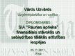 Prezentācija 'SIA "Raunas aptieka" finansiālais stāvoklis un sabiedrības tālākās attīstības ie', 1.