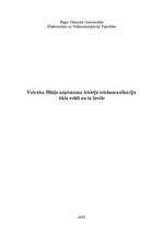 Referāts 'Vairāku filiāļu uzņēmuma iekšējā telekomunikāciju tīkla veidi un tā izvēle', 1.