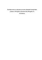 Referāts 'Kredītprocentu un depozītu procentu dinamika Latvijā laika posmā no 2001.gada 1.', 1.