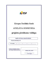 Paraugs 'ESF finansēto projektu pieteikuma sastādīšanas paraugs', 1.