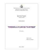 Diplomdarbs 'Personāla piesaistīšana un atlase SIA "Elektriķis"', 14.