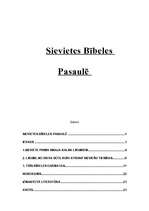 Referāts 'Sievietes Bībeles pasaulē', 1.